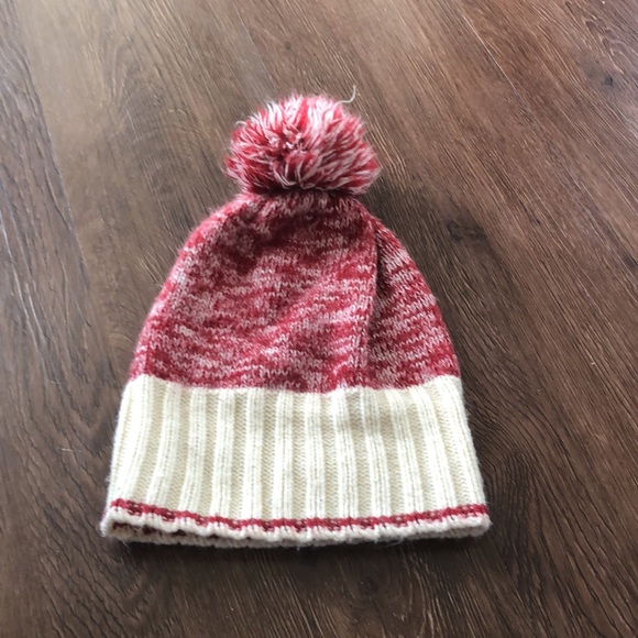 Wool hat colour pink and milky colour size small brand old navy - Picture 2 of 9